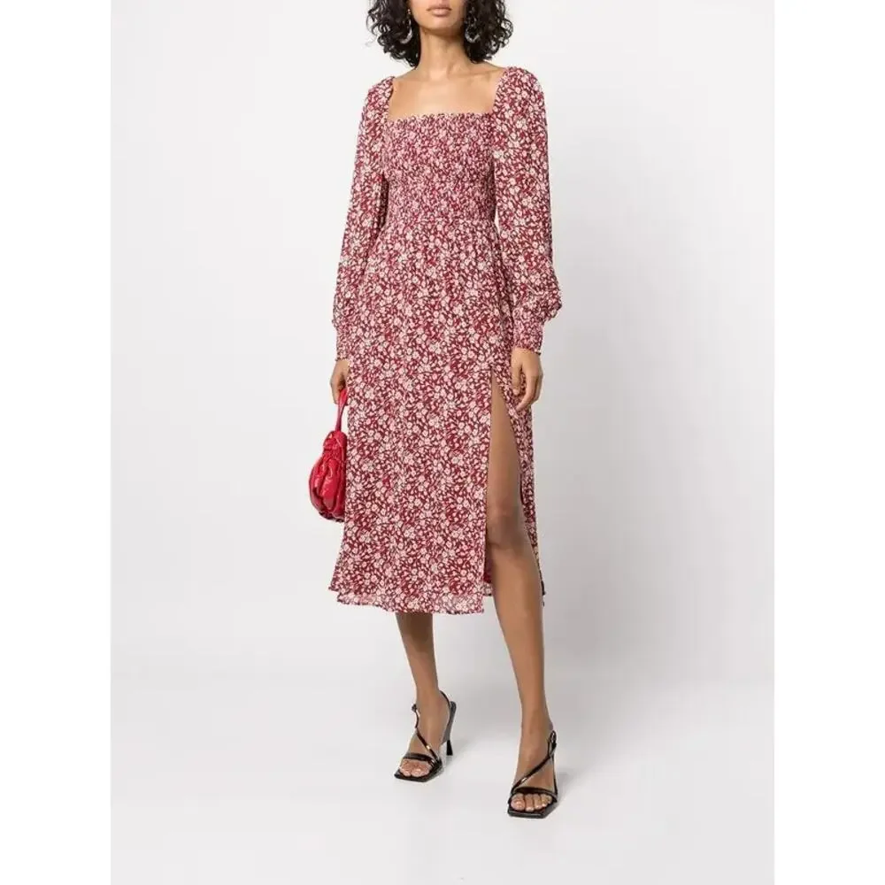 REFORMATION cello floral print dress S
